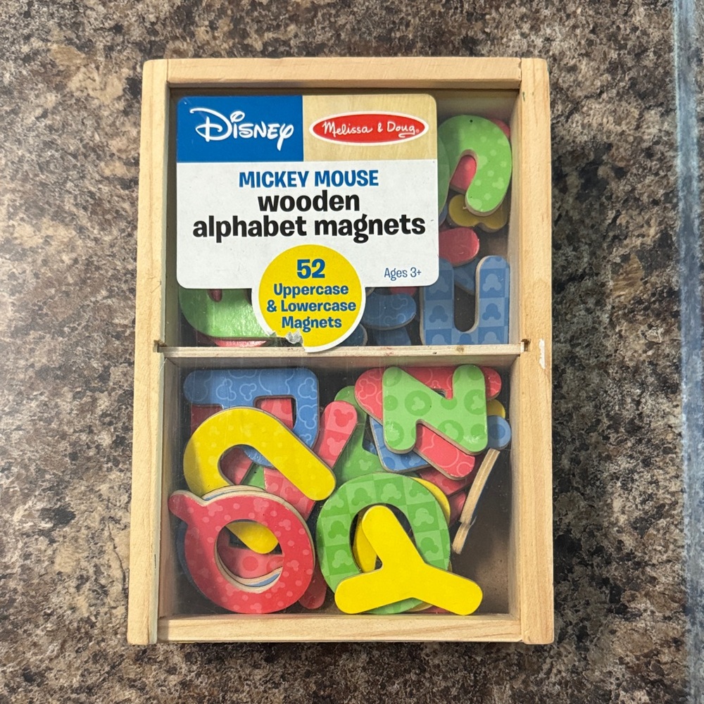 Melissa & Doug Disney Mickey Mouse Colorful Alphabet Magnets